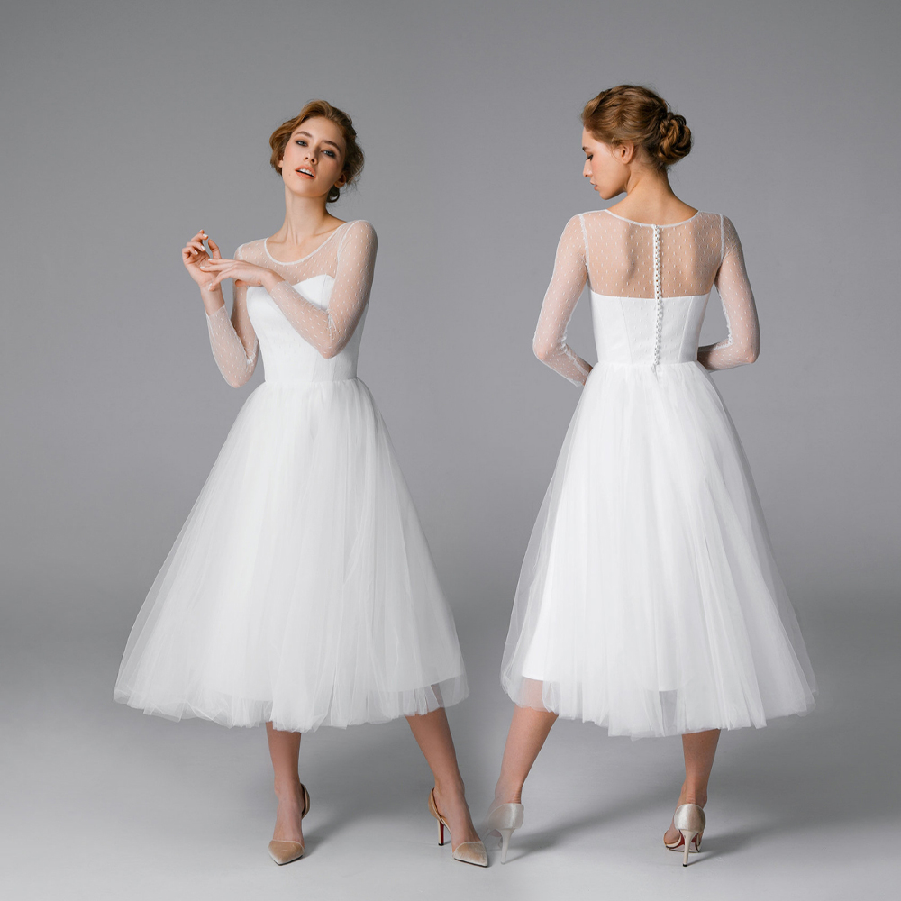 The Lucinda Wedding Bridal Short Gown