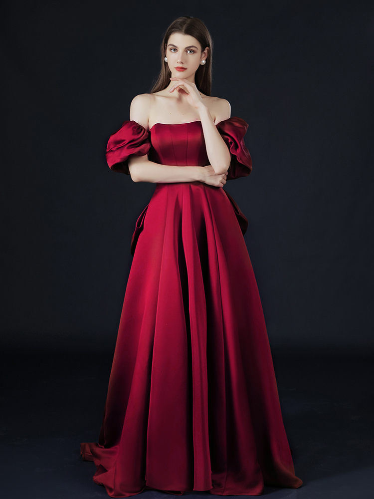 The Philippa Off Shoulder Gown (Available in 3 Colours)