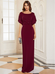 The Artemisia Flare Short Sleeves Gown (Available in 3 Colours)