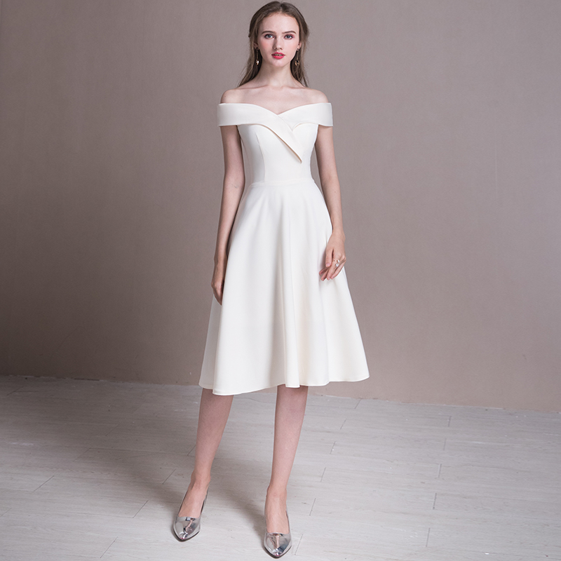 The Sellina Off Shoulder Cocktail Dress(Available in 4 Colours)
