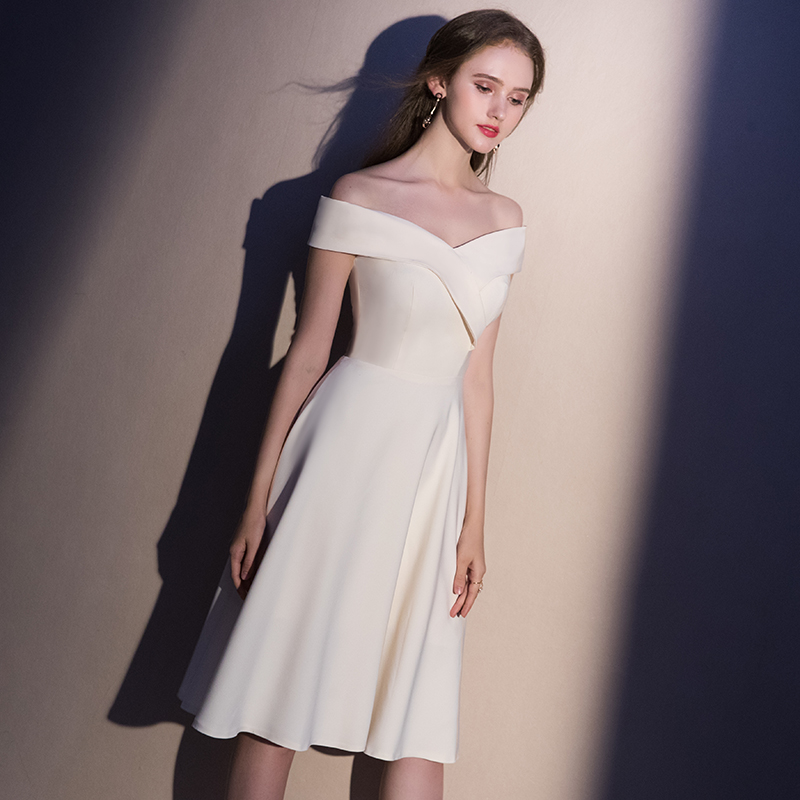 The Sellina Off Shoulder Cocktail Dress(Available in 4 Colours)