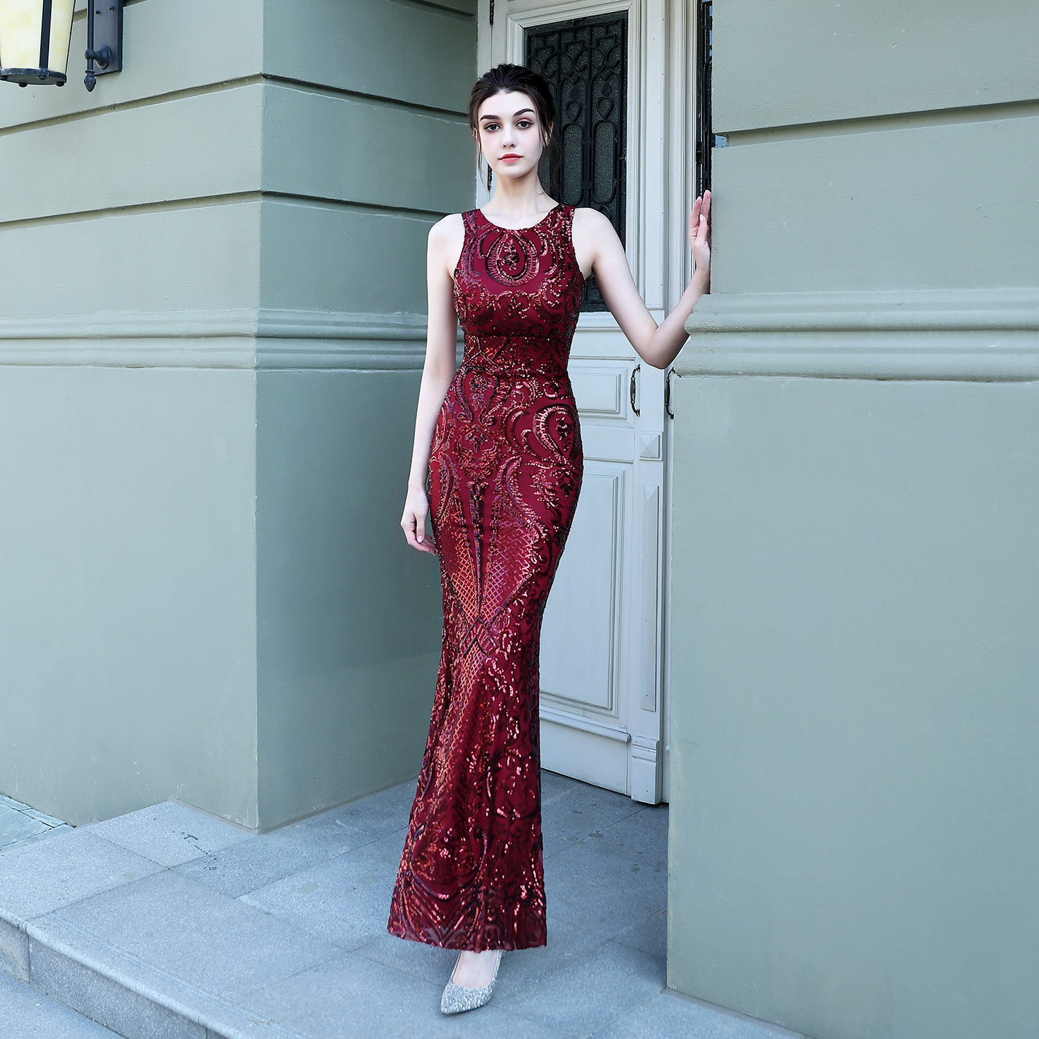 The Pandora Sleeveless Mermaid Gown (Available in 6 Colours)
