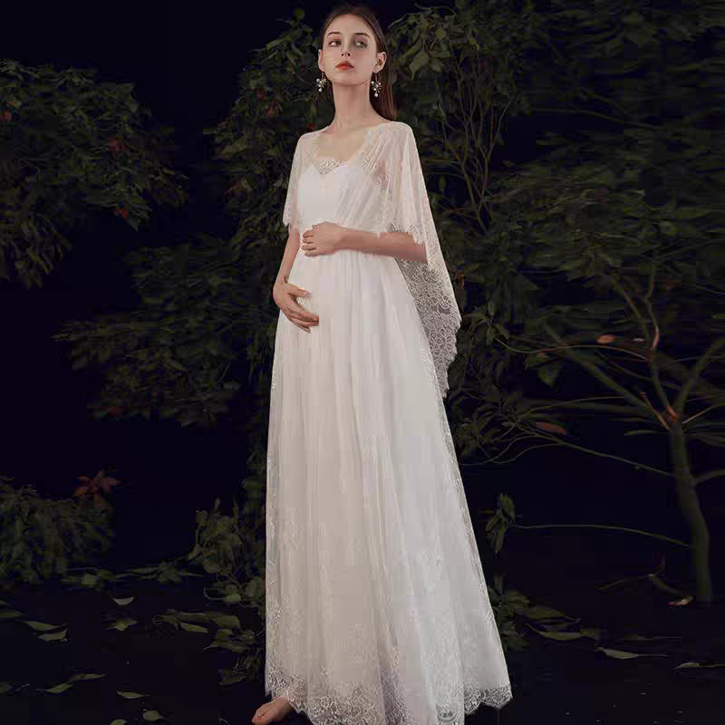 The Rosalle Wedding Bridal High Waisted Tube White Gown (With Drape)